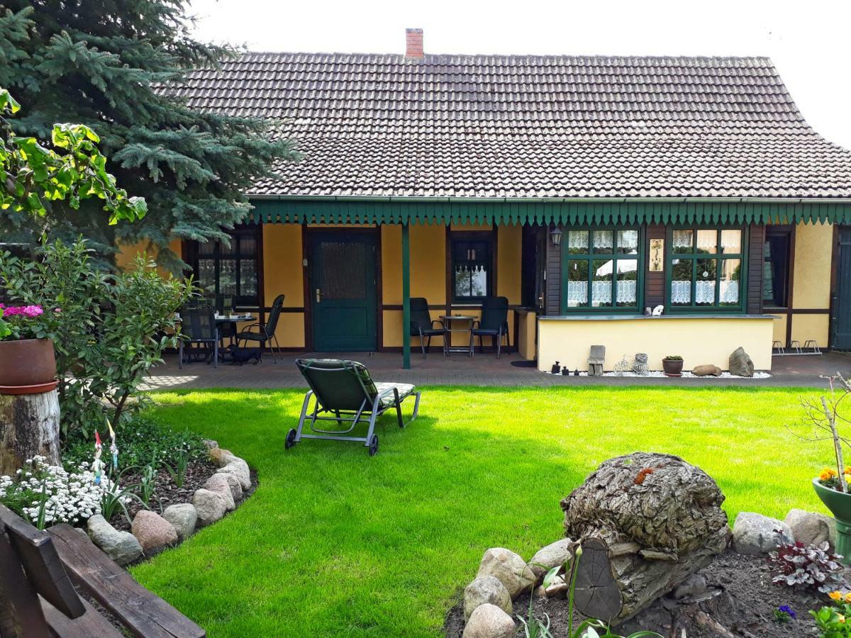 Pension Zum Weissen Hirsch Reitwein エクステリア 写真