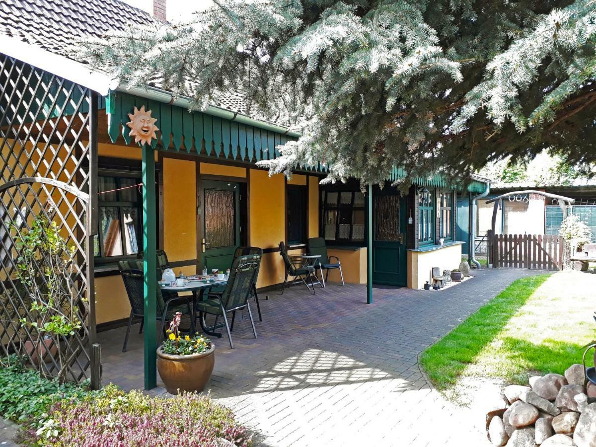 Pension Zum Weissen Hirsch Reitwein エクステリア 写真